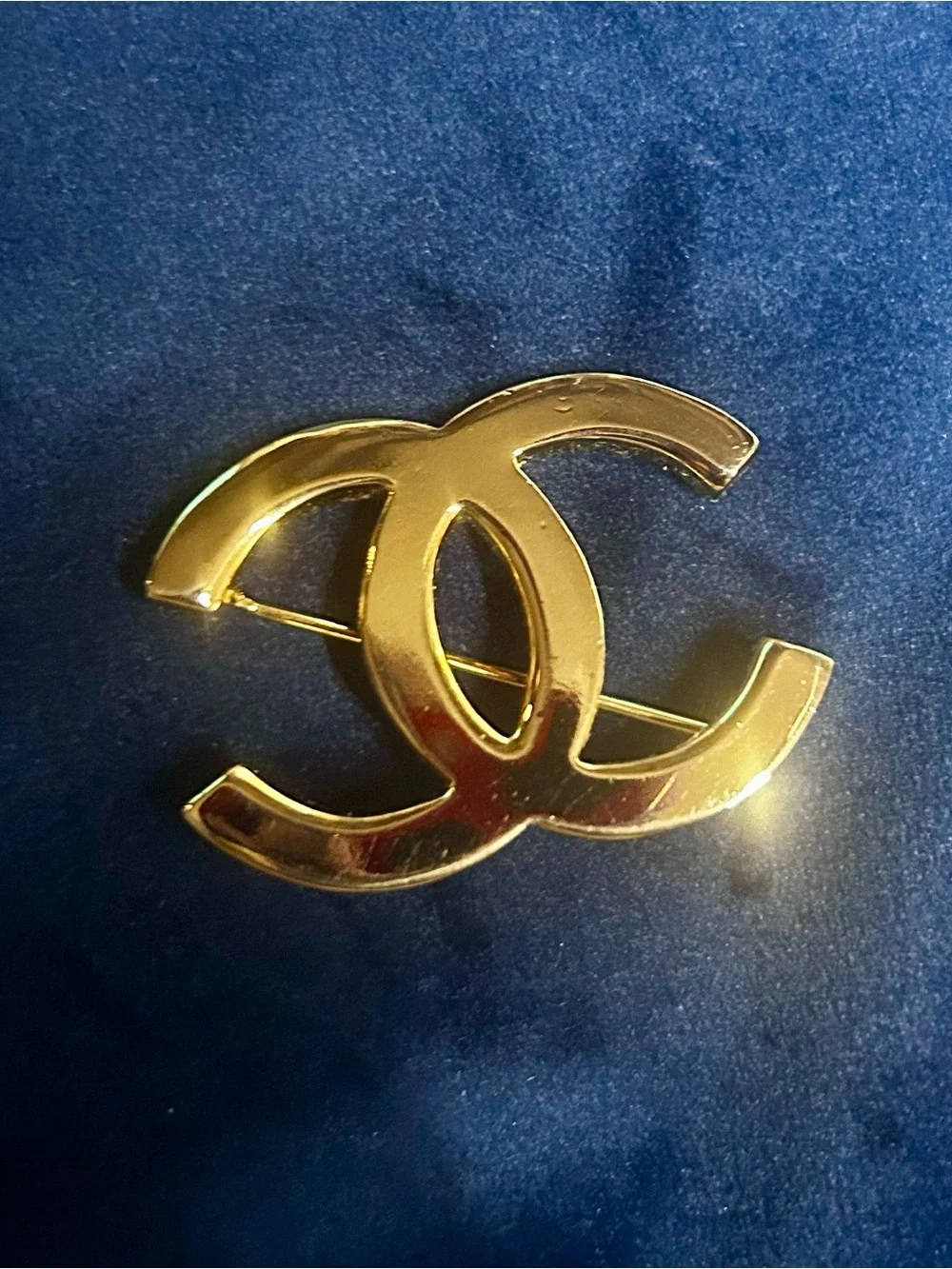 Neiman Marcus Gold Interlocking Logo Brooch